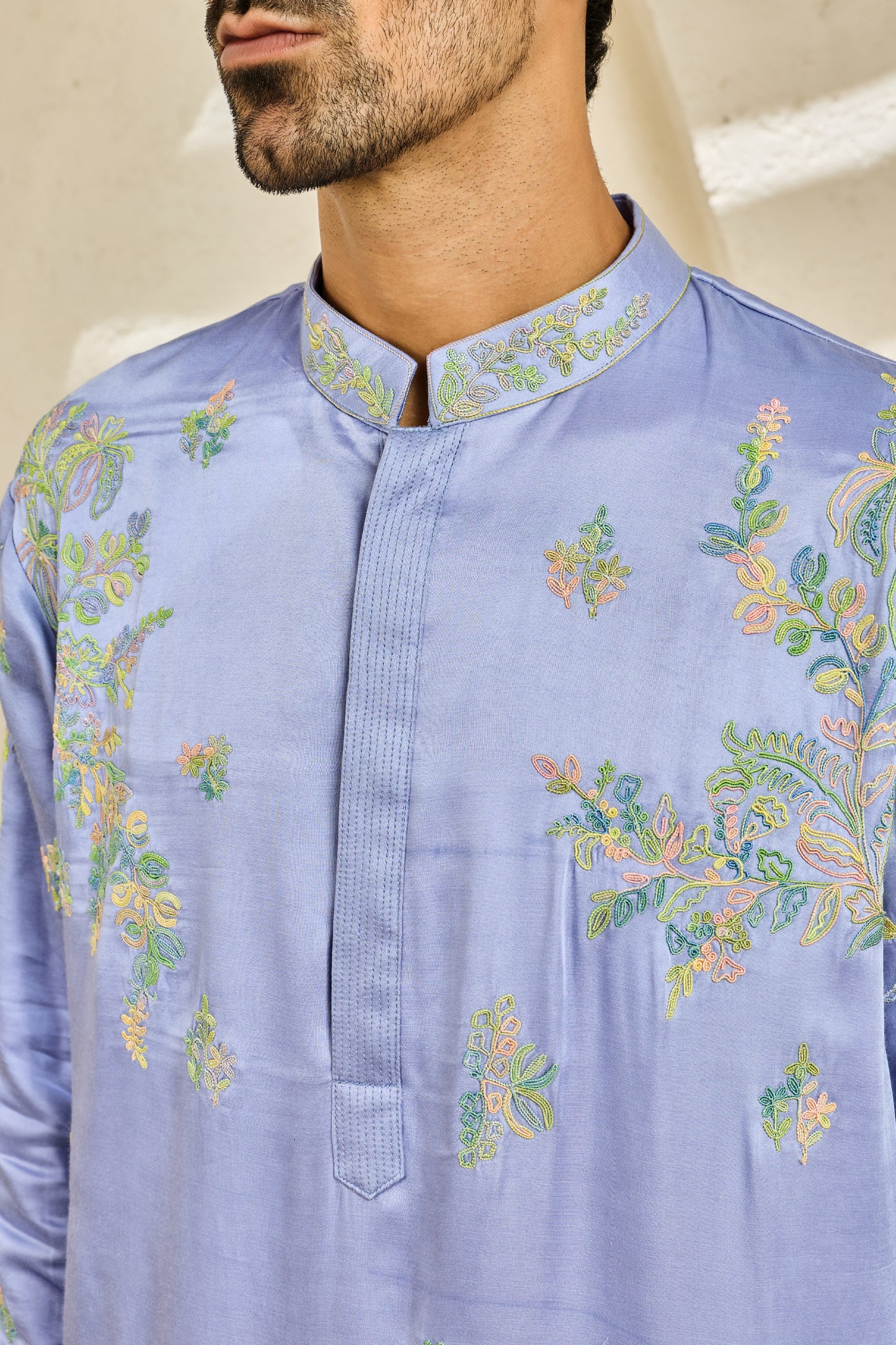 Lilac Whisper Festive Kurta Set