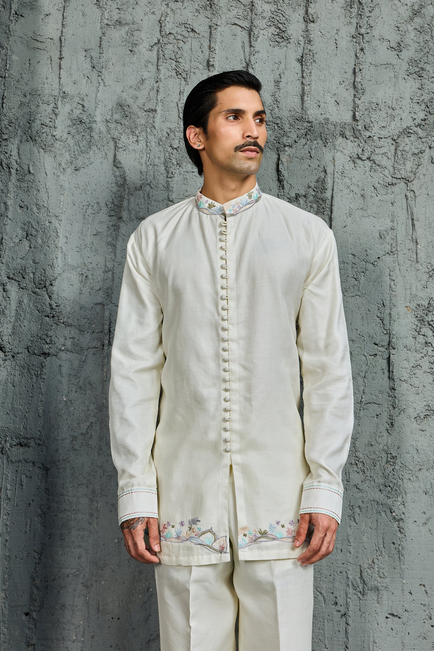 The Pearl Palm Jacket Set