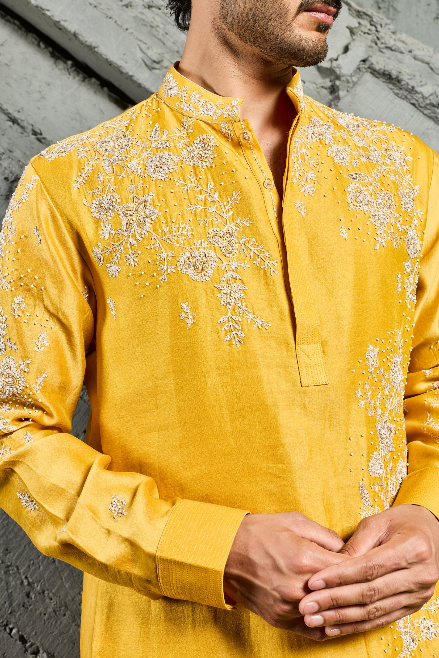 Marigold Dream Embroidered Kurta Set