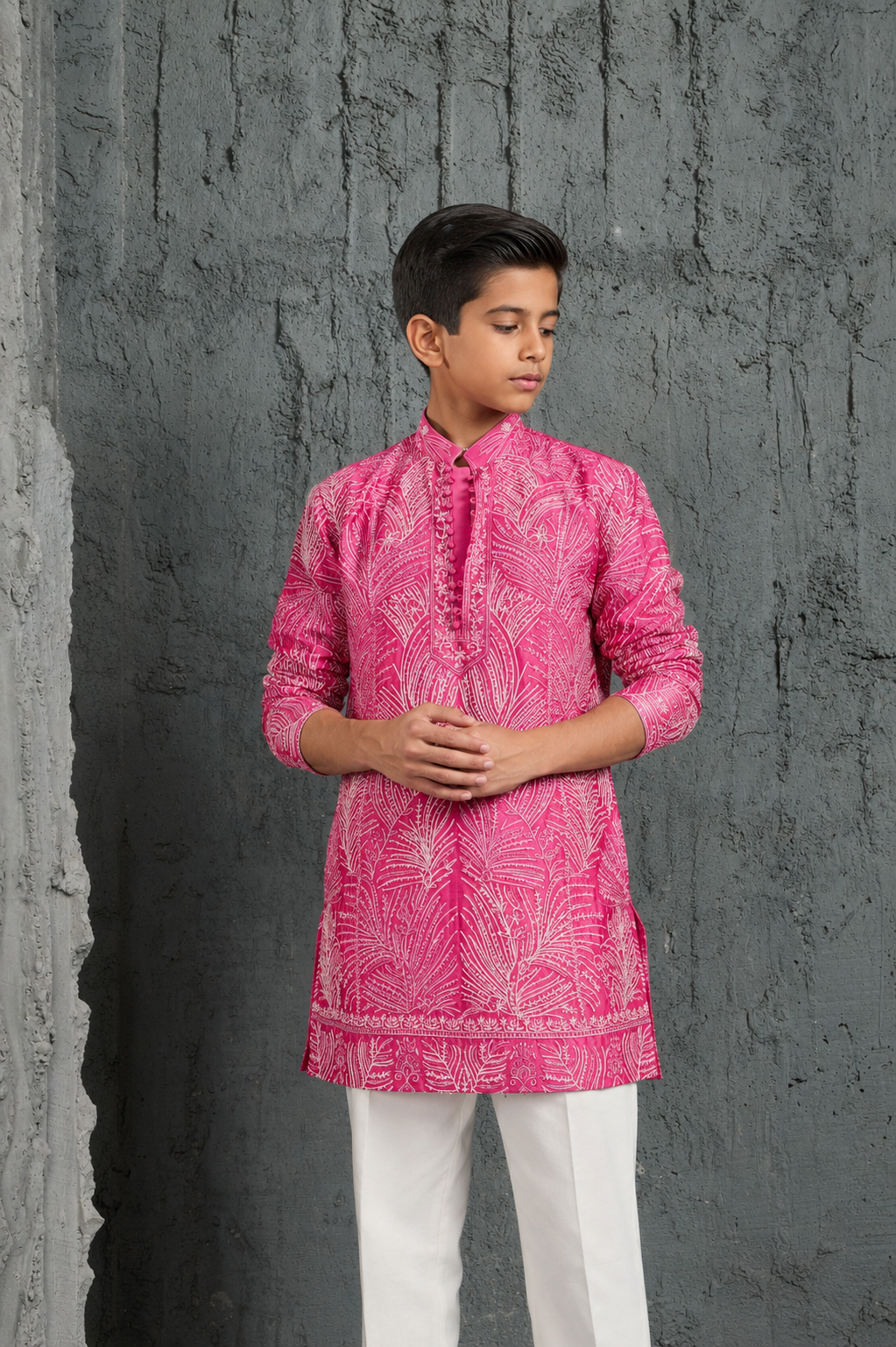 Peony Glow Festive Kurta Set