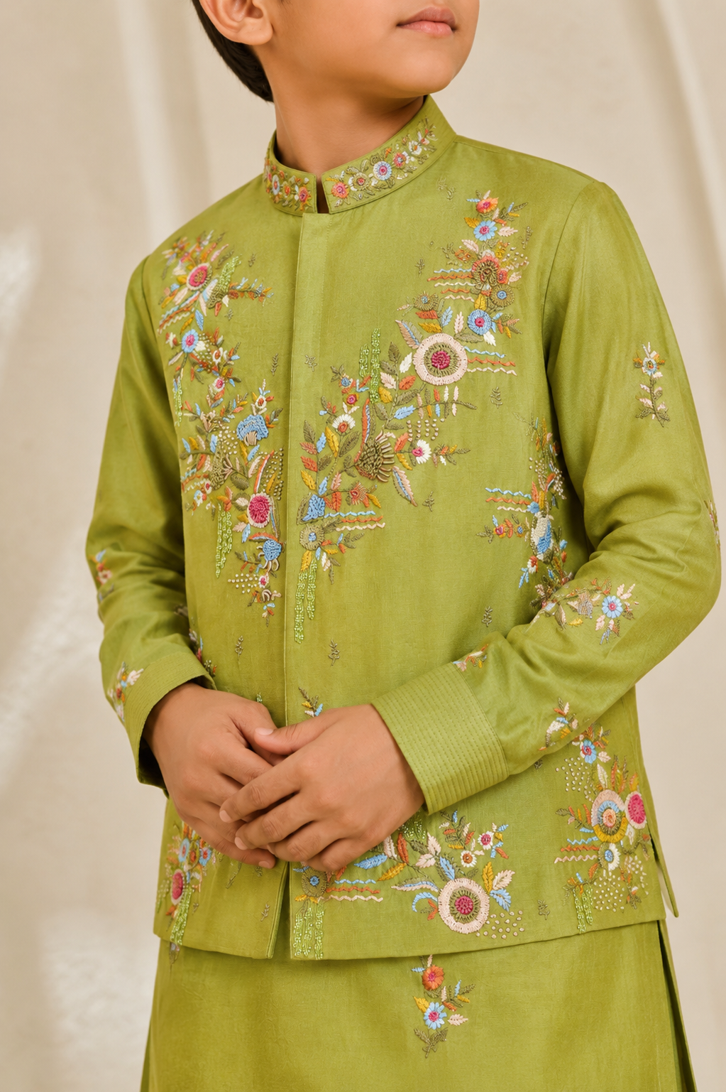 Tota Phool Waistcoat Set
