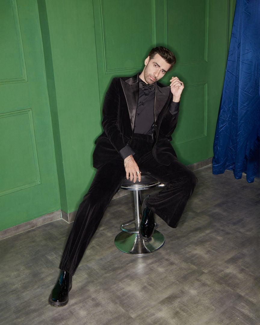 Avinash Tiwary in Black co-ord set