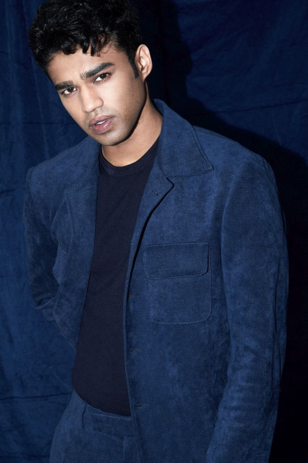 Babil Khan in Blue Co-ord Set