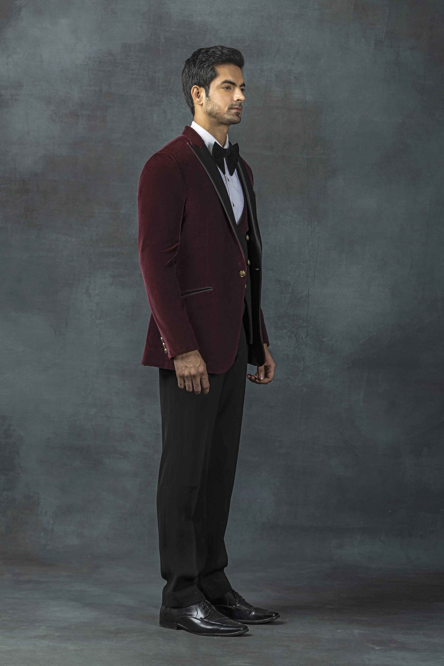 Wine Velvet Tuxedo