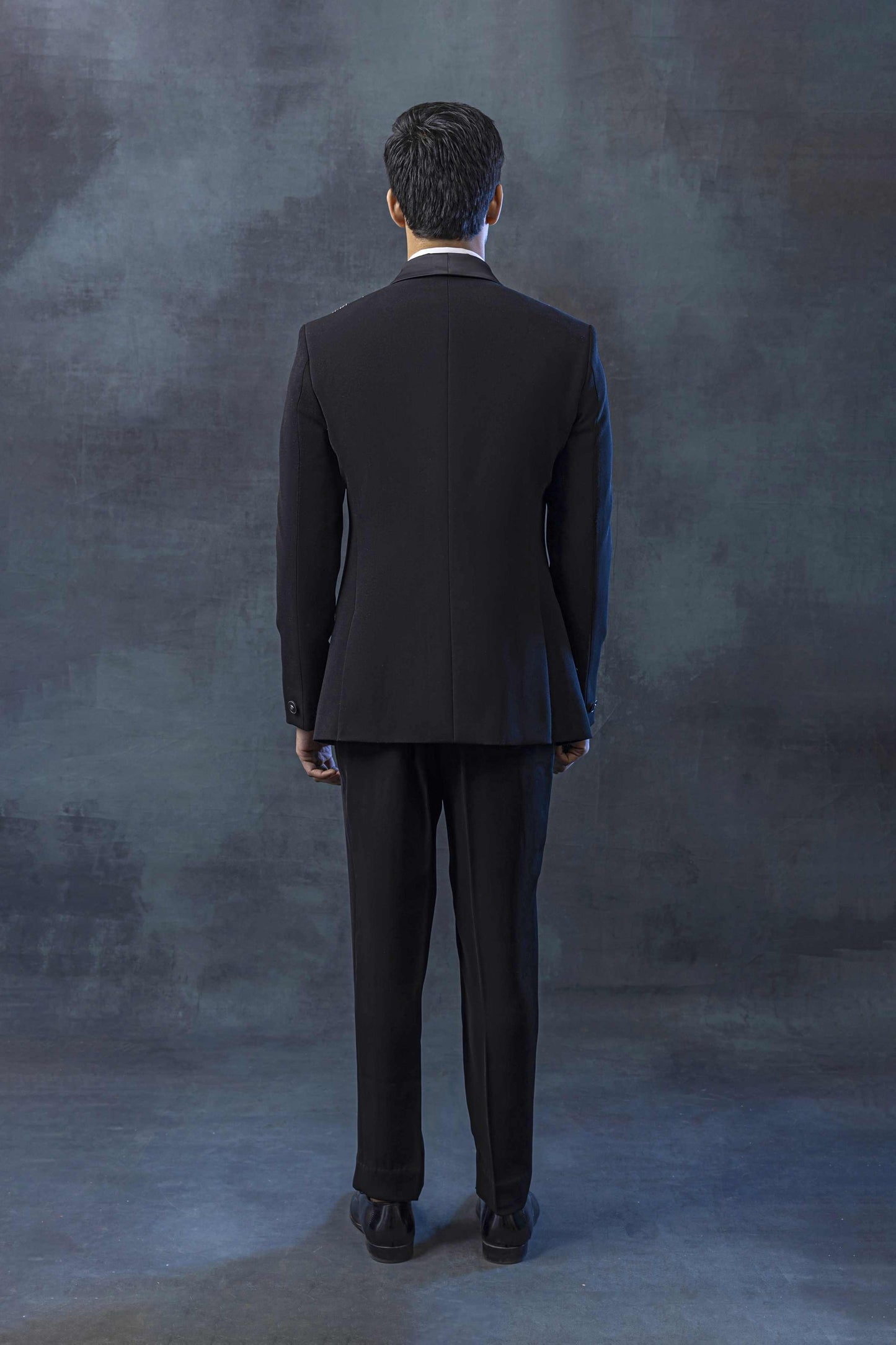 Black Tuxedo With Chain Embellishment