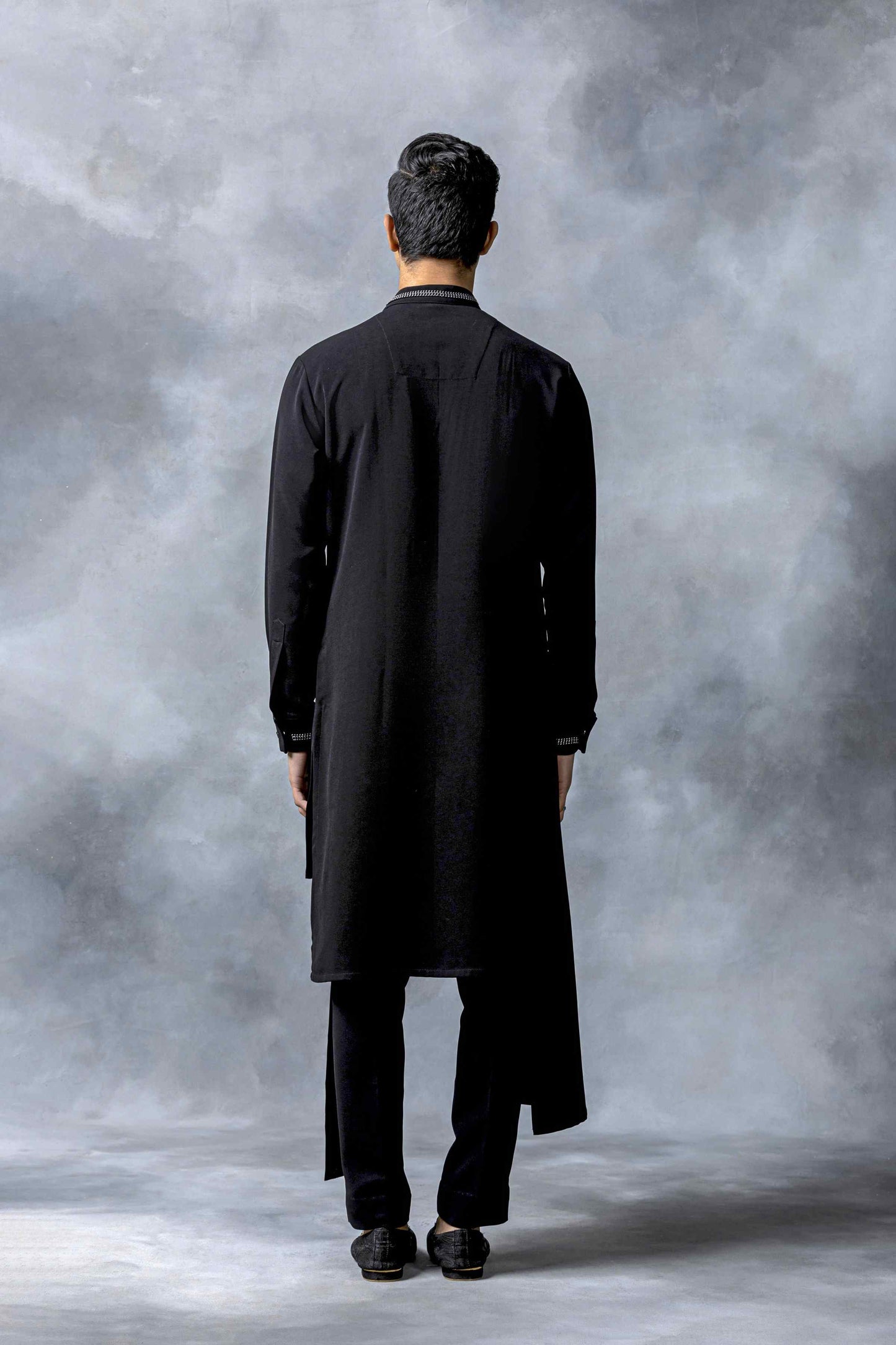 Black Chain Detail Kurta Set