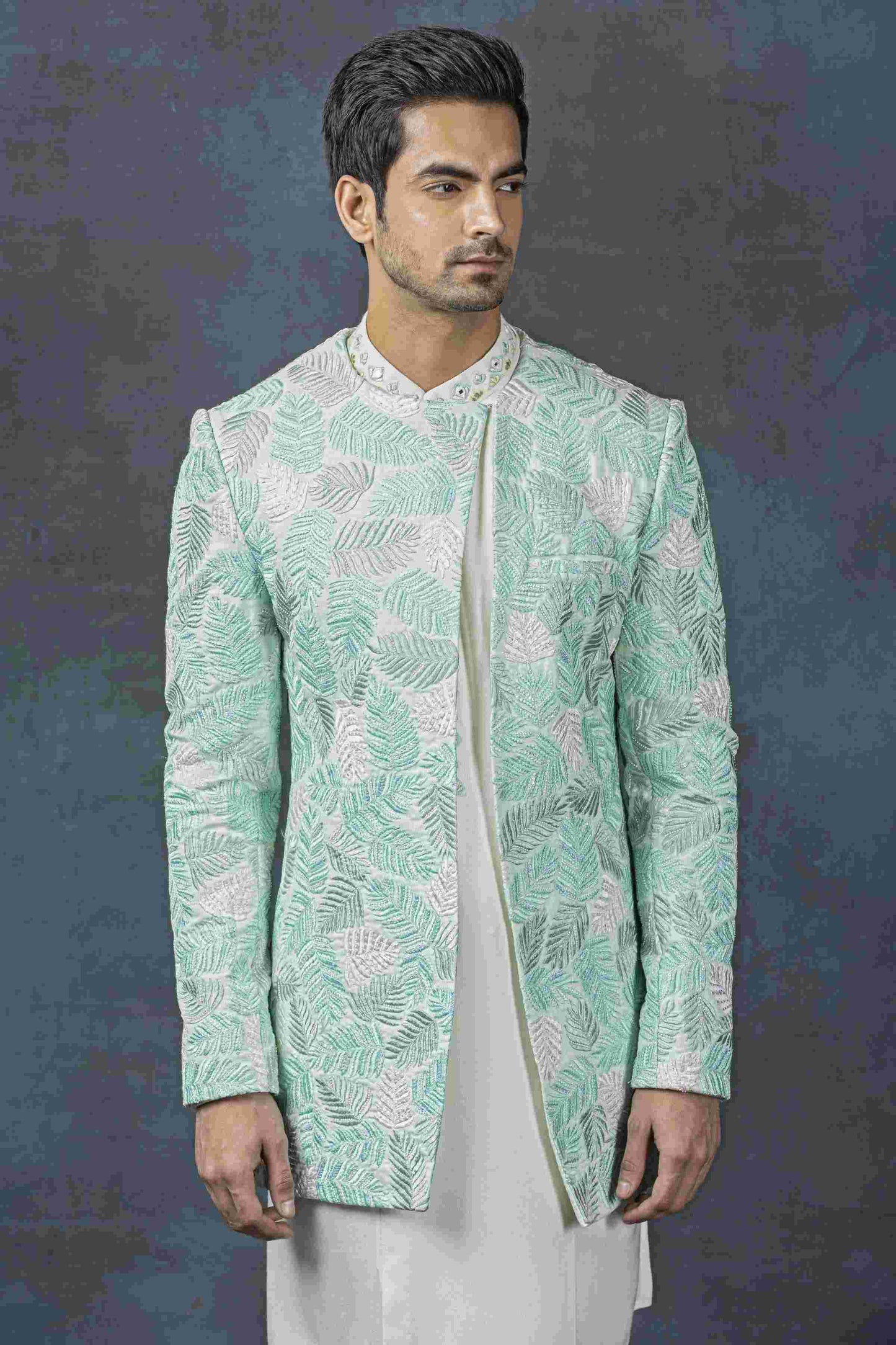 Aqua Open Bandhgala Set