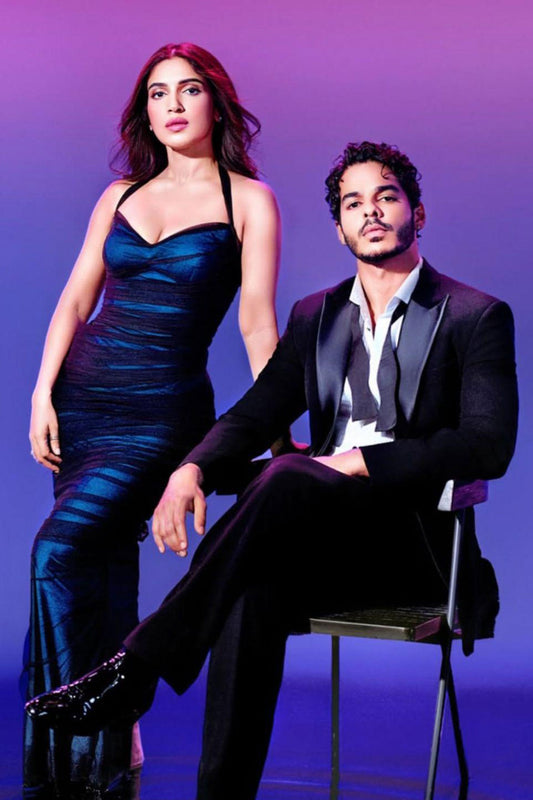 Ishaan Khatter in Black tuxedo set