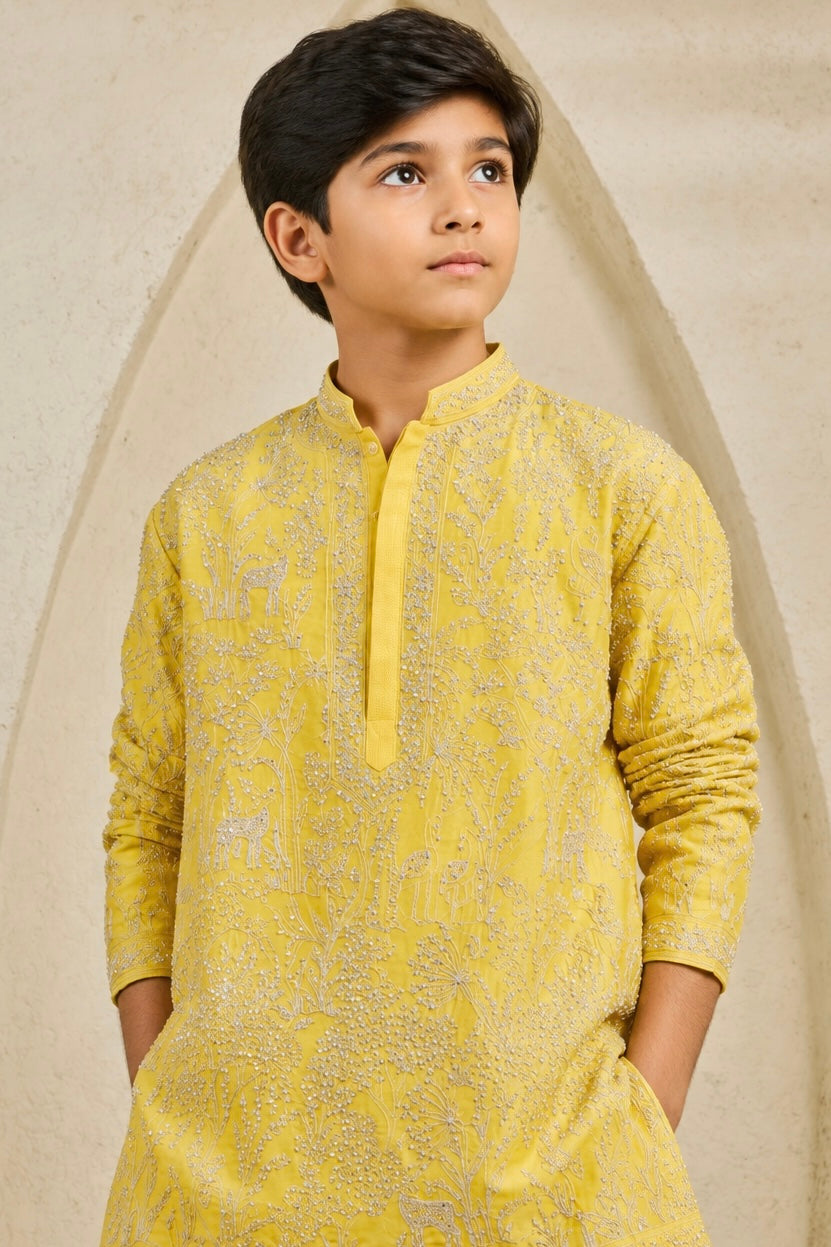 Peela Bagh Kurta Set