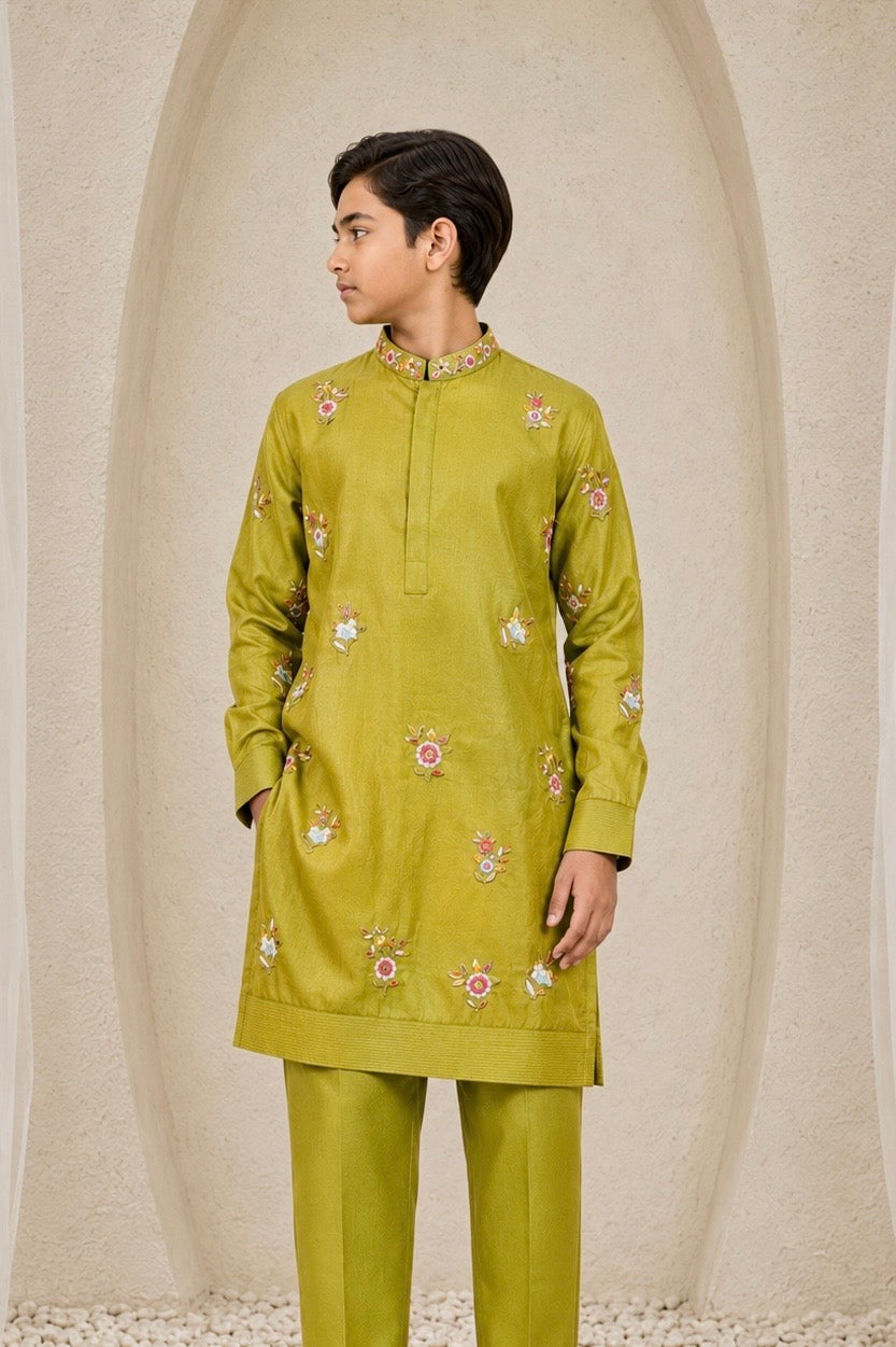 Tota Phool Waistcoat Set