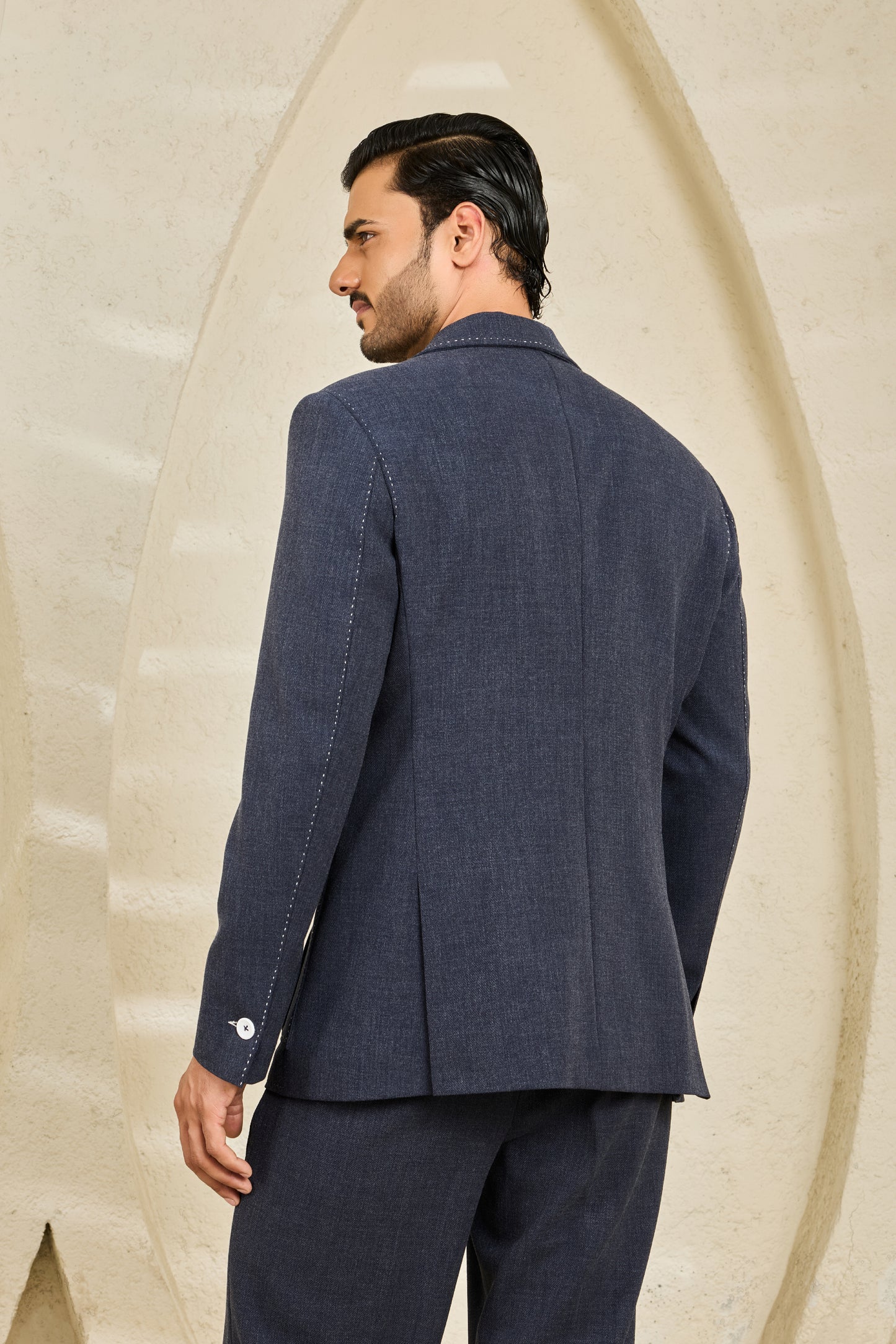 Midnight Blue Hunter Coat Set