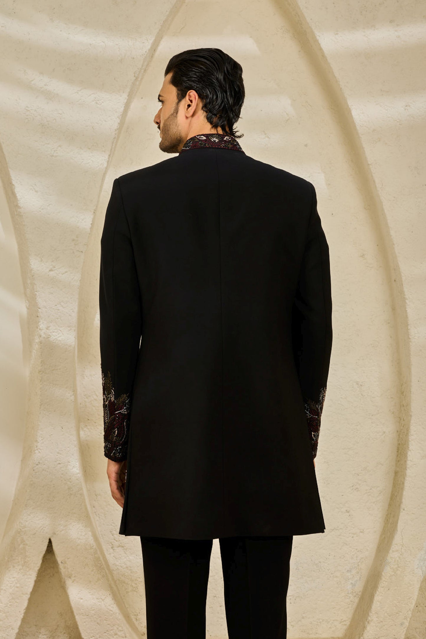 Black Veil Indowestern Set