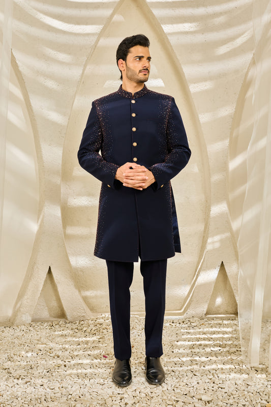 Blue Reverie Indowestern Set