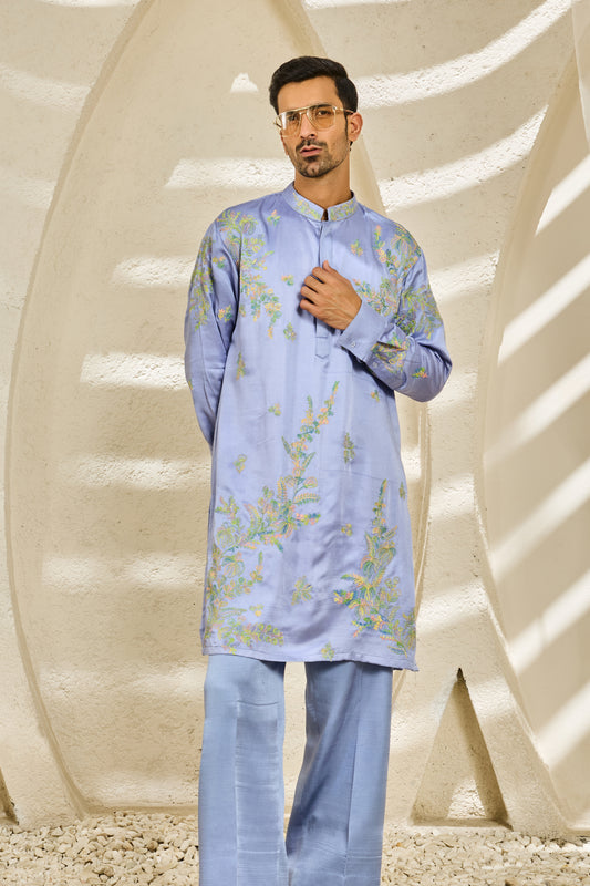 Lilac Whisper Festive Kurta Set