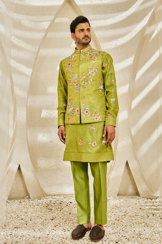 Tota Phool Waistcoat Set