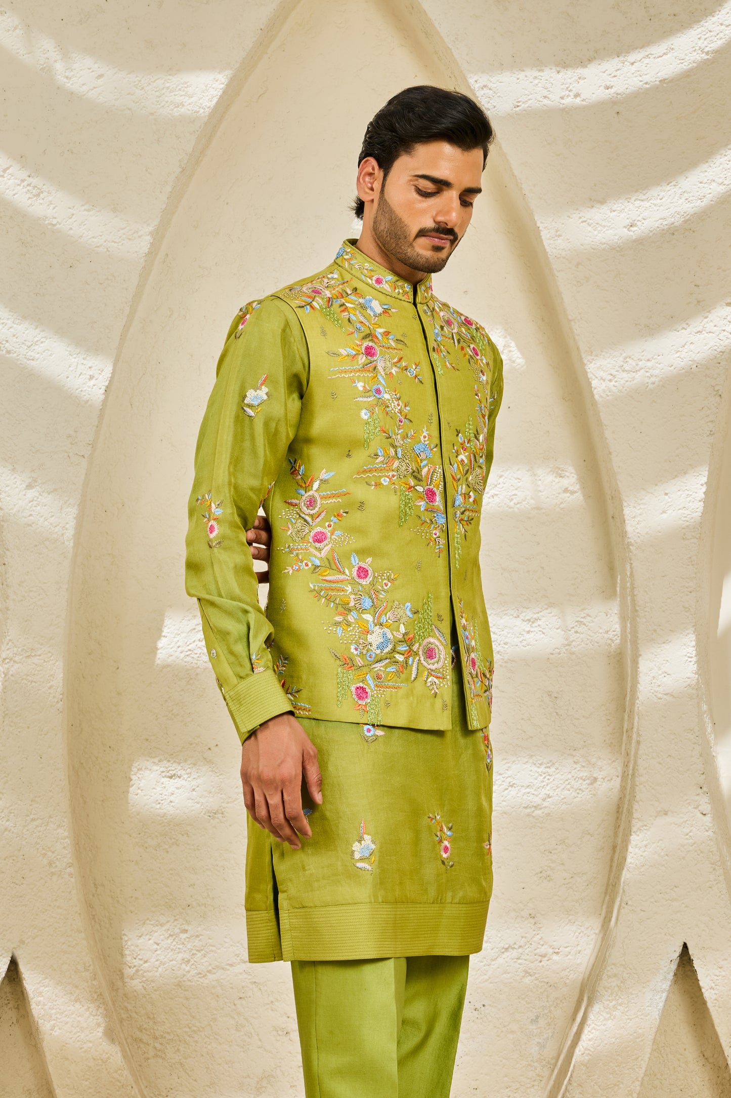 Tota Phool Waistcoat Set