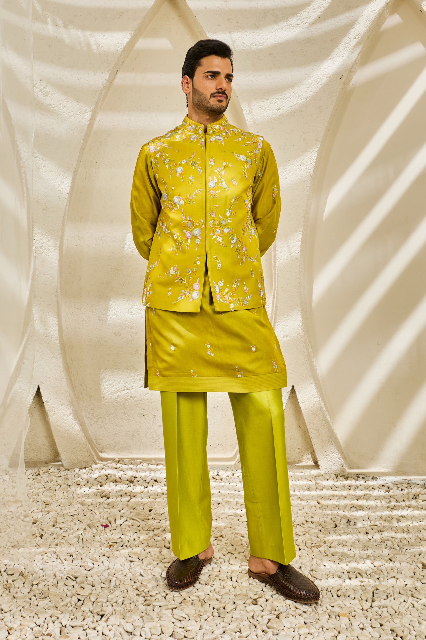 Floral Reverie Waistcoat Set