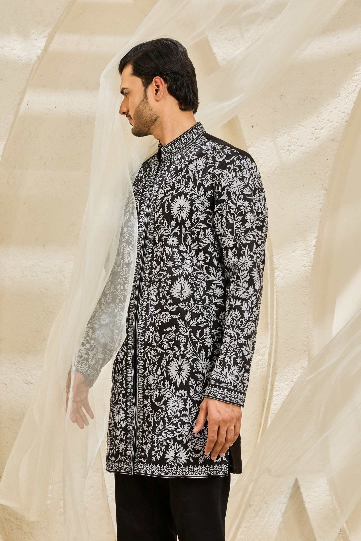 Shadowline Embroidered Kurta Set