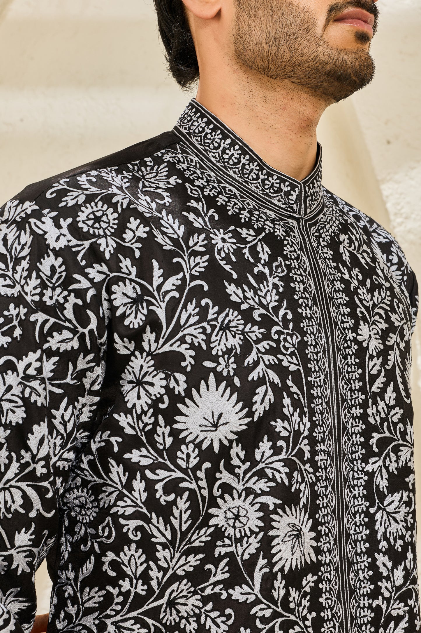 Shadowline Embroidered Kurta Set