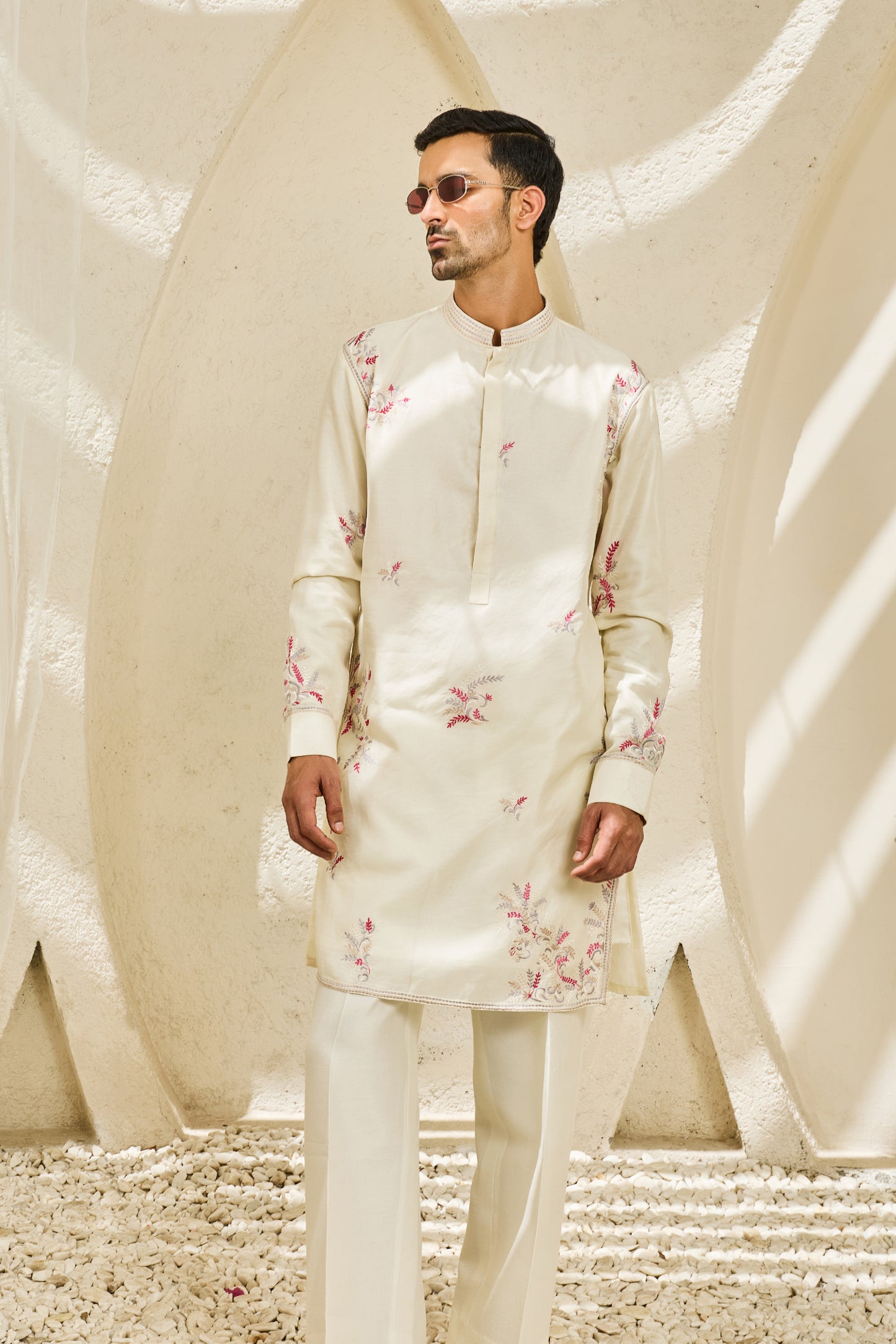 Gulabi Bagh Waistcoat Set
