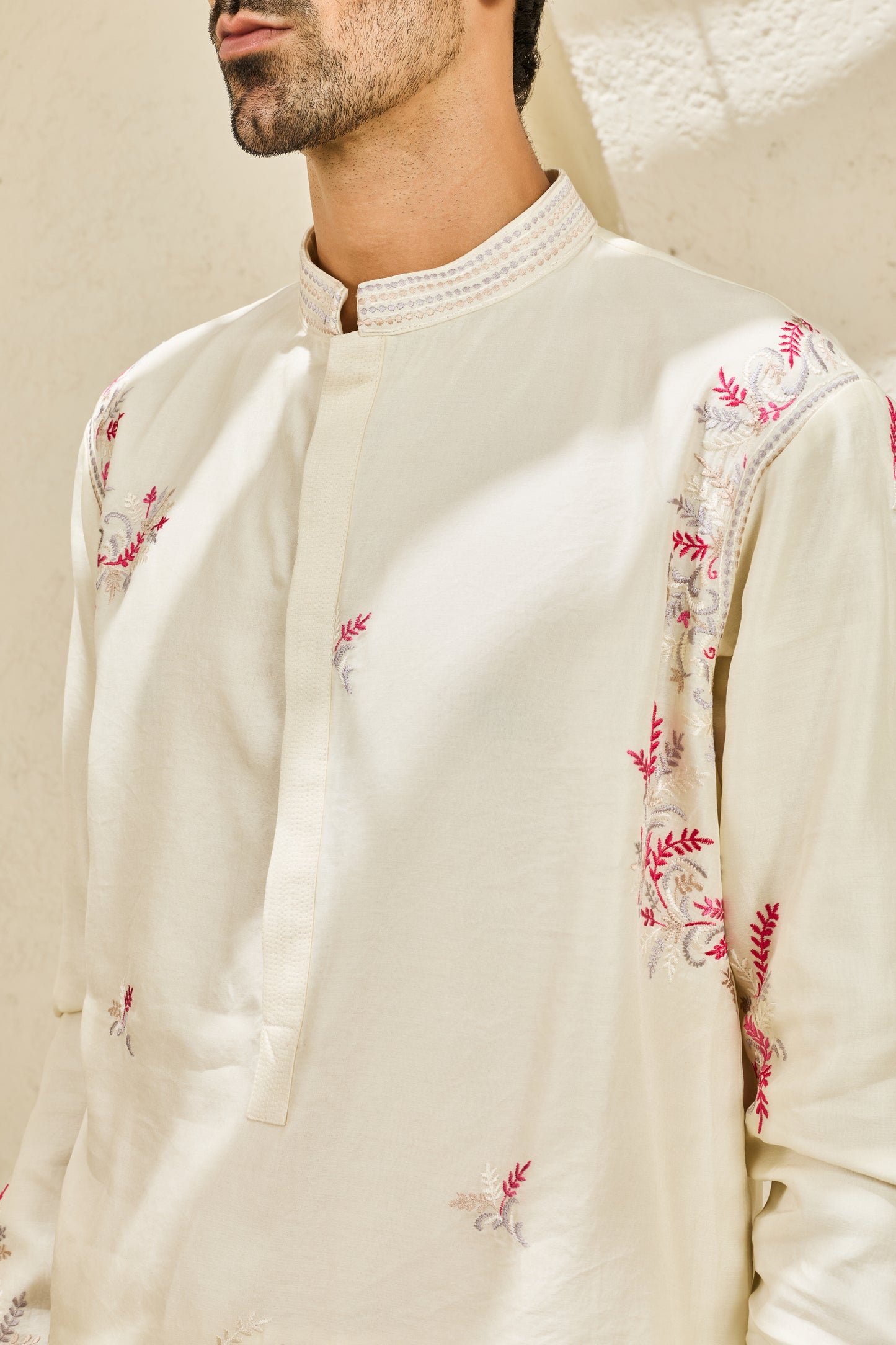 Gulabi Bagh Waistcoat Set