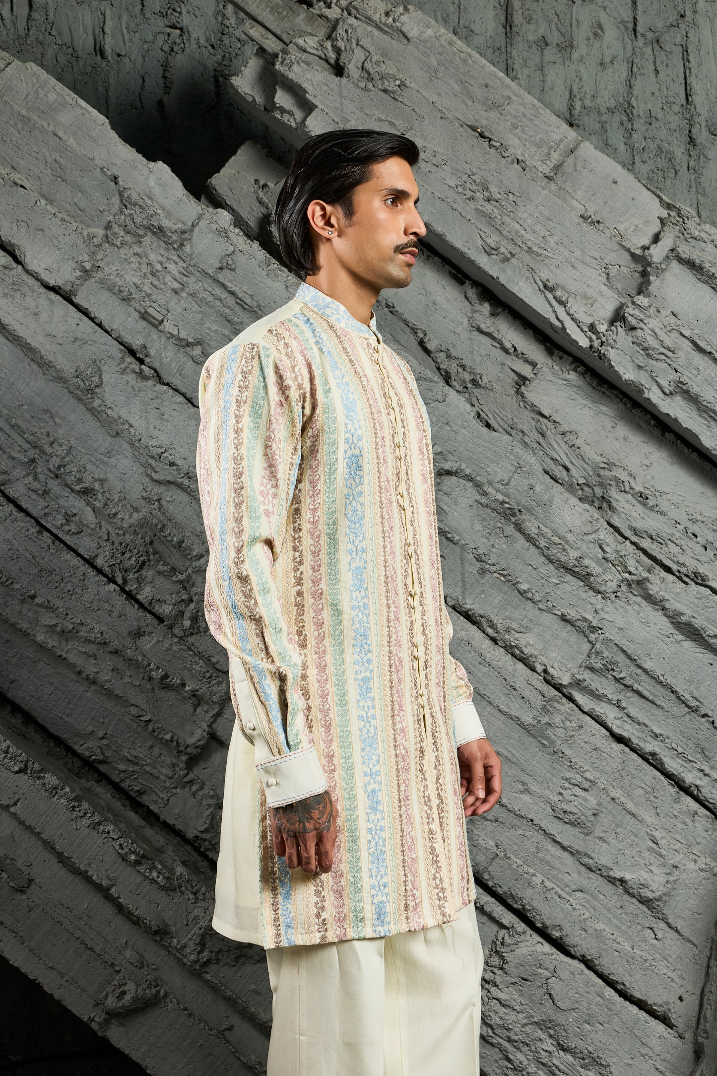 Soft Pearl Kurta Set