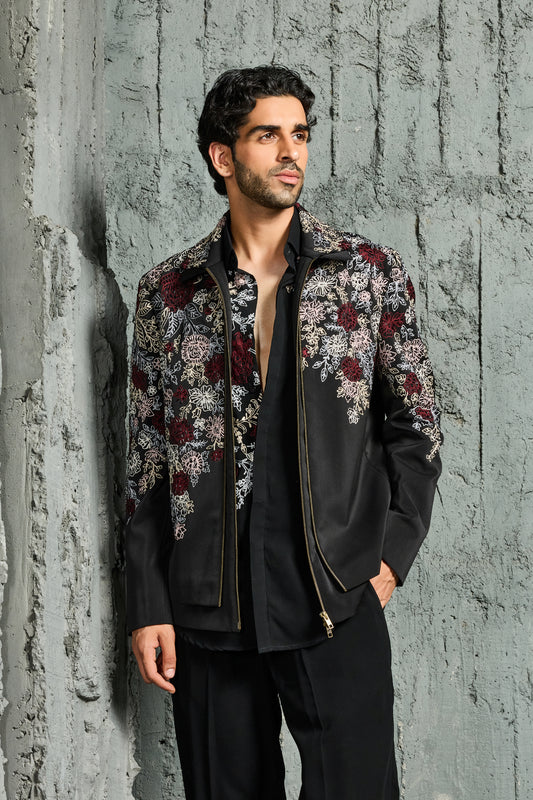 Night Bloom Jacket Set