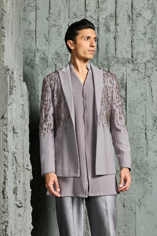 The Slate contemporary Jacket Set