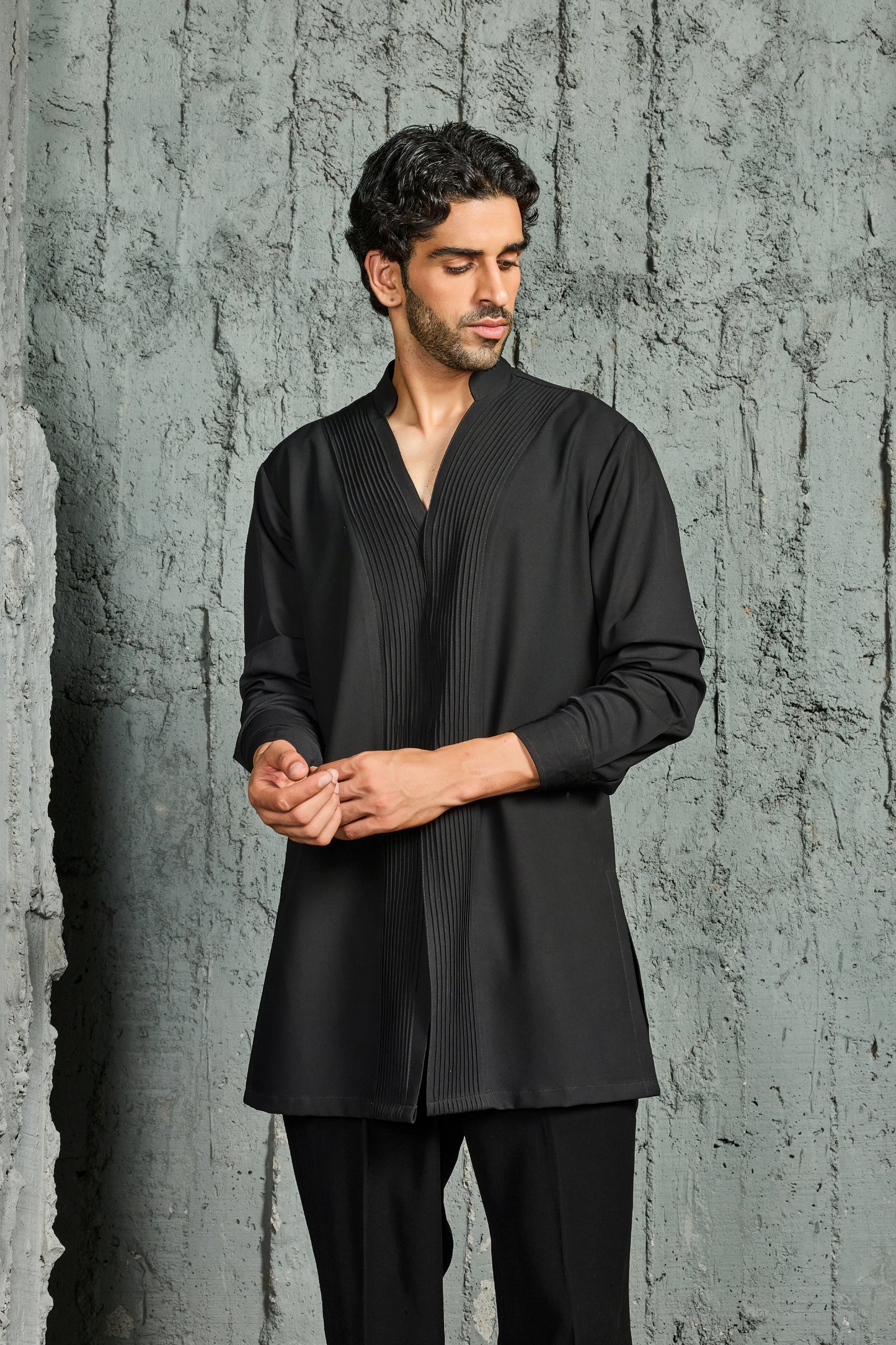 Noir Contemporary Jacket Set