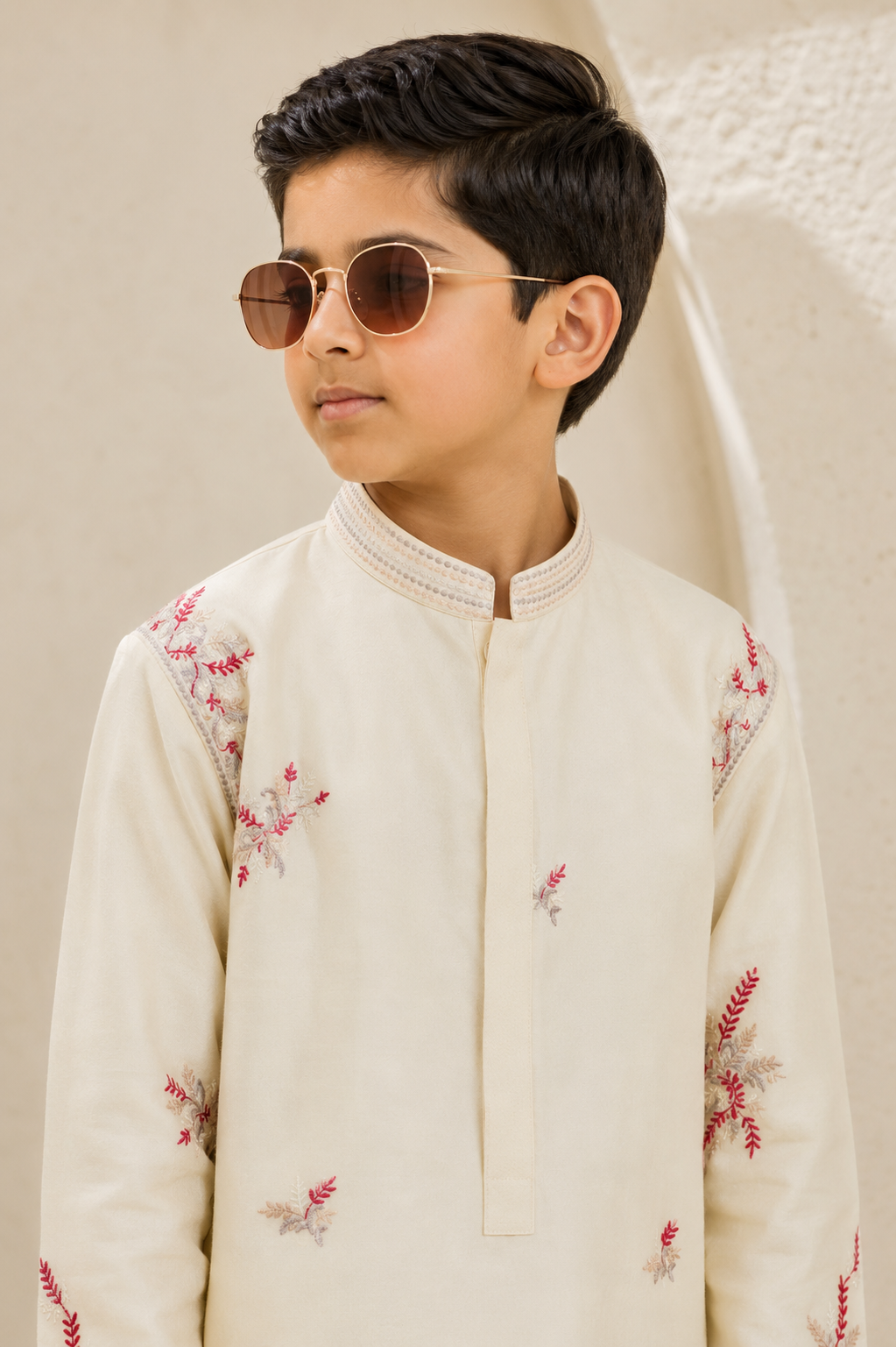Gulabi Bagh Waistcoat Set