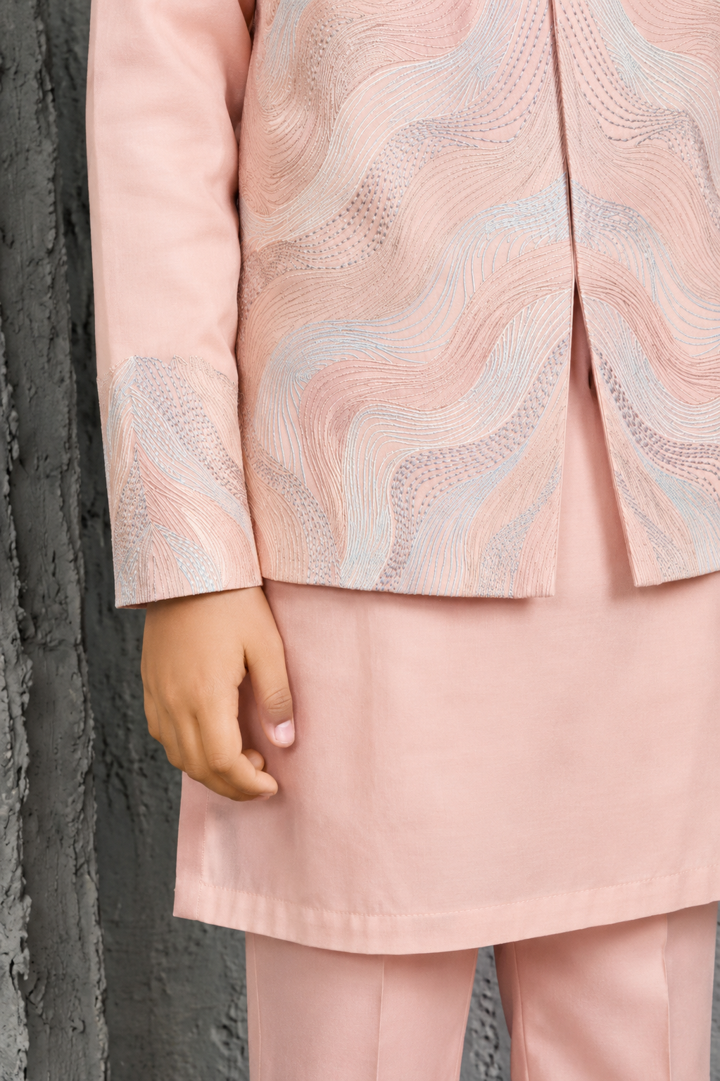 Blush Opulence Waistcoat Set