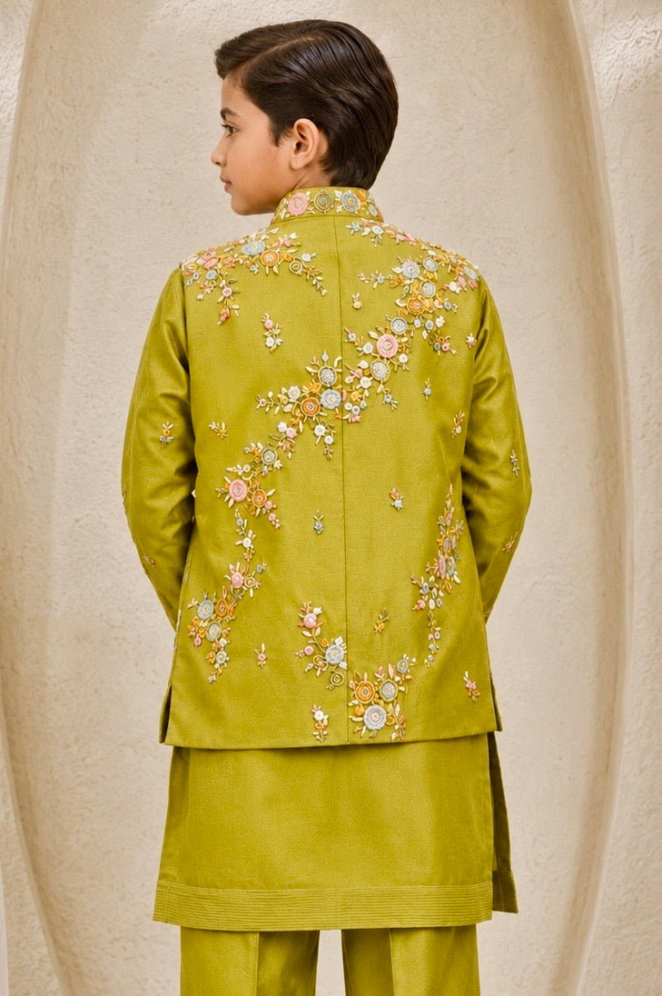 Floral Reverie Waistcoat Set