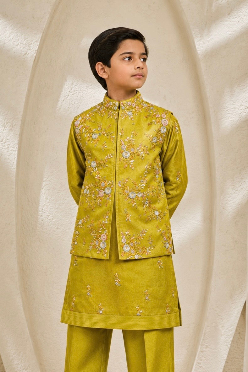 Floral Reverie Waistcoat Set
