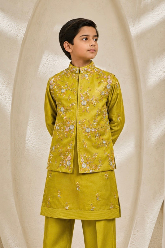 Floral Reverie Waistcoat Set