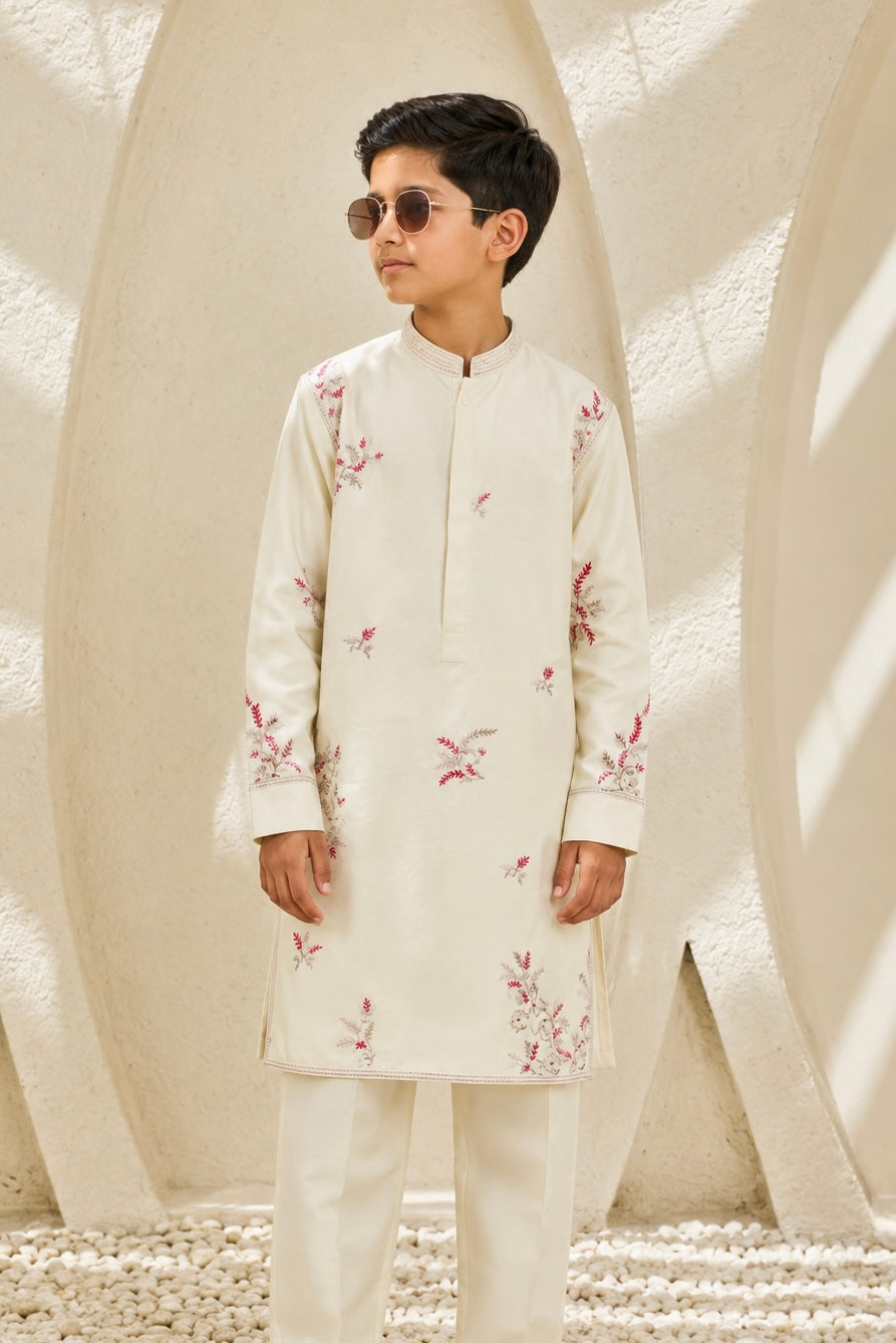 Gulabi Bagh Waistcoat Set