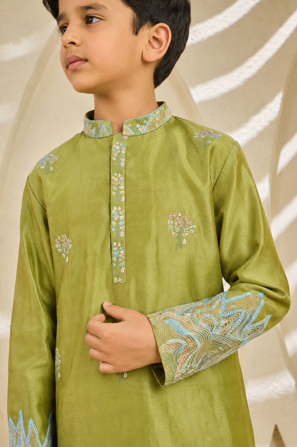 Green Alpine Waistcoat Set