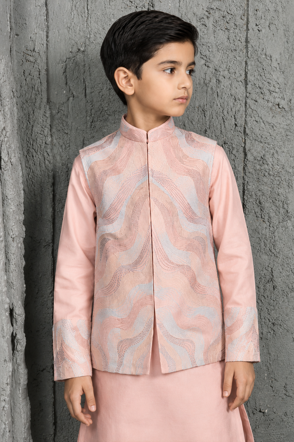 Blush Opulence Waistcoat Set