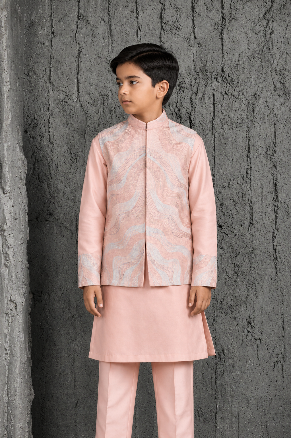Blush Opulence Waistcoat Set